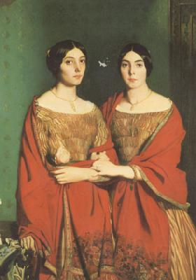 Theodore Chasseriau The Two Sisters (mk05) France oil painting art